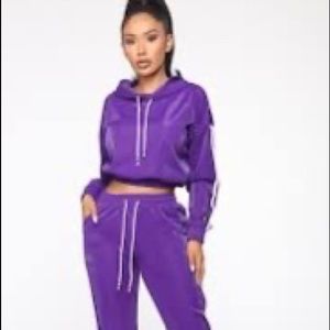 NEW!!! Tennis glam set - Purple and white